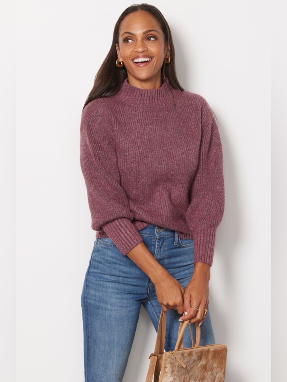 Evereve Gianna Turtleneck Sweater | Small